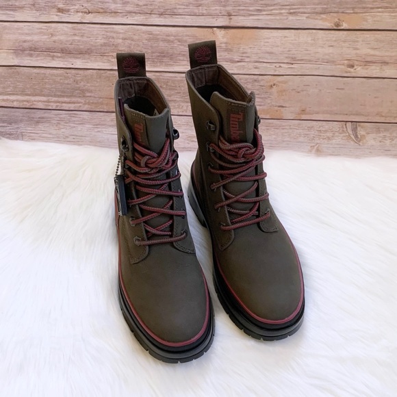 Timberland Malynn EK+ Olive Waterproof Boots - Picture 2 of 9